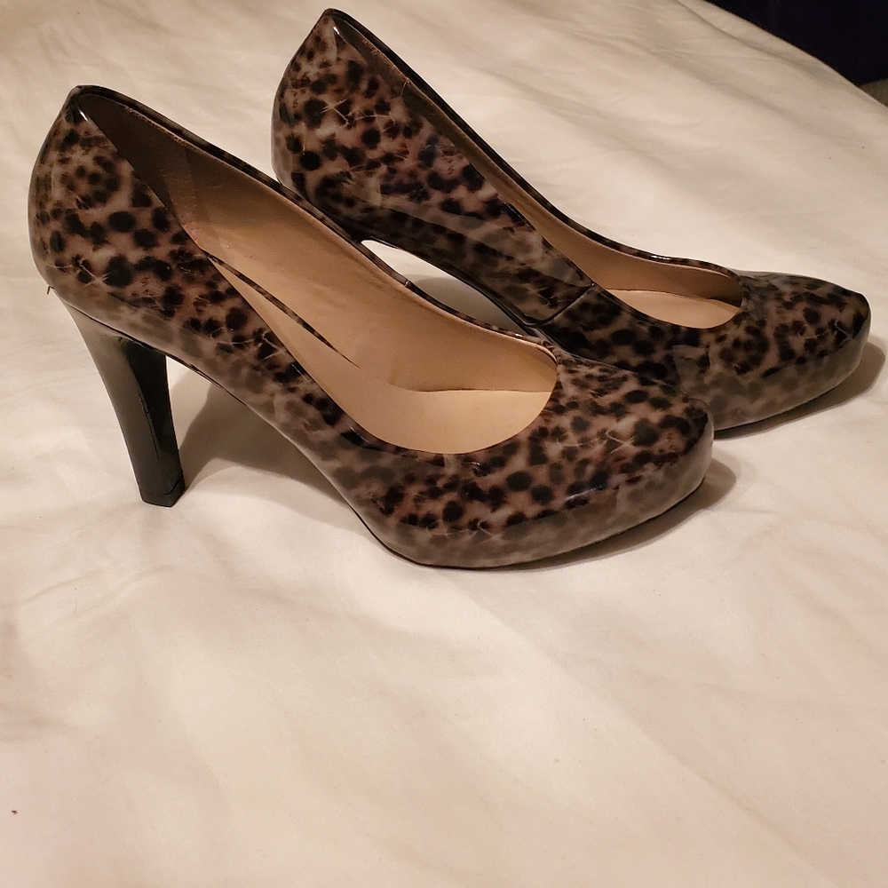 New Animal Print Platform Pumps